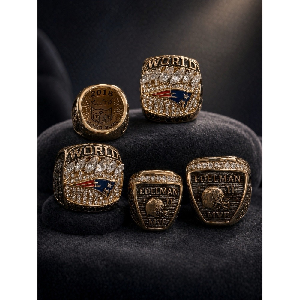 Julian Edelman Super Bowl LIII MVP Championship Ring Replica – Patriots 2018 #11